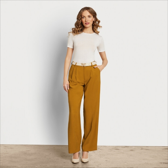 Sam Edelman Codie High Rise Wide Leg Pants - Picture 1 of 5